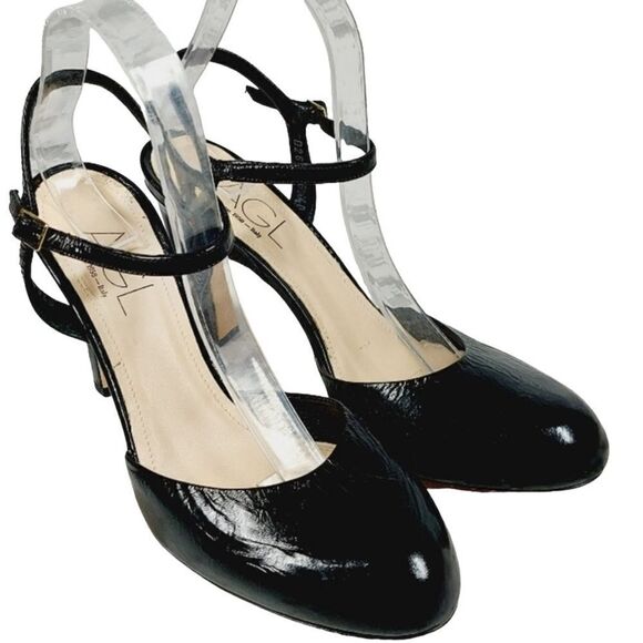 NWOB AGL Attilio Giusti Leombruni Milly H Simply Strap 4” Pump - Black - Size 7 - Picture 5 of 10